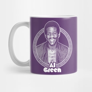 Al Green / Retro Aesthetic 70s Soul Fan Design Mug